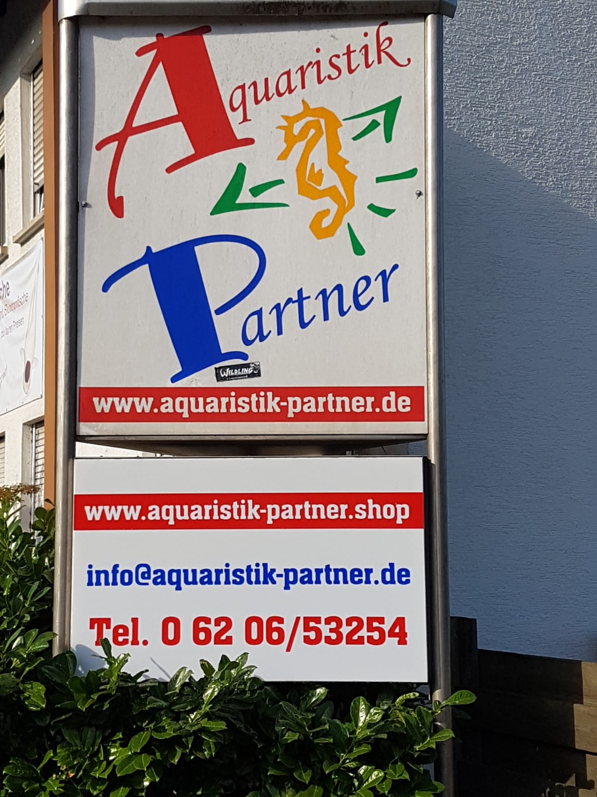 Werbung direkt an B44